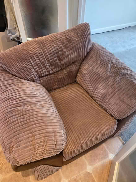 Photo of free 3 seater sofa & armchair (Worthing, BN14) #1