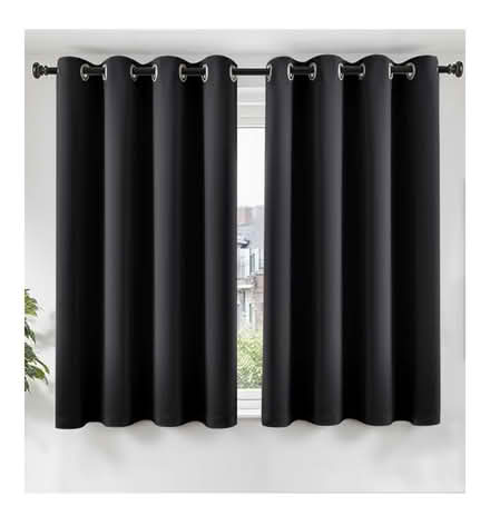 Photo of free New black thermal window cutains (RG2 Shinfield) #1