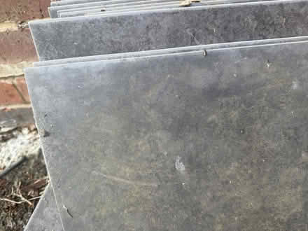 Photo of free 19 marbled porcelain floor tiles (BN7) #3