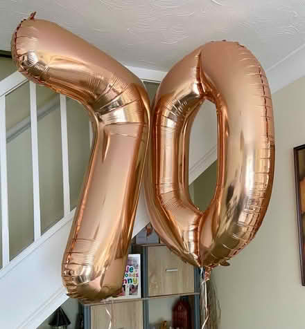 Photo of free 70th Birthday Balloons, Tiara & Sash (Kentwood RG30) #1
