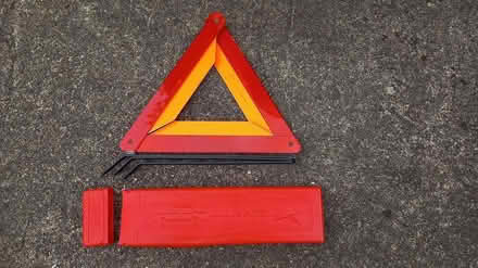 Photo of free Car warning triangle (Central Letchworth) #1