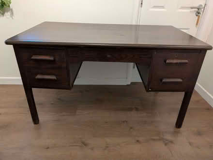 Photo of free Dark wood desk (Carnforth LA5) #1