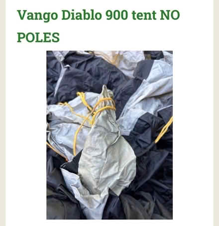 Photo of free Vango Diablo 900 tent - no poles (Ingrow BD21) #2