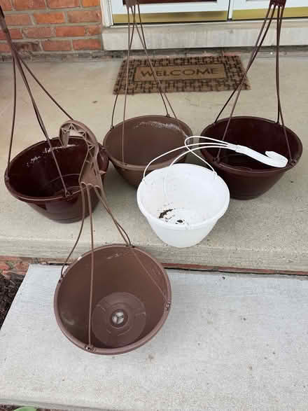 Photo of free Empty Hanging Flower Baskets (Ypsilanti Twp) #1