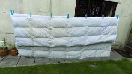 Photo of free Fogarty feather & down mattress topper - double bed size (Canworthy Water PL15) #2