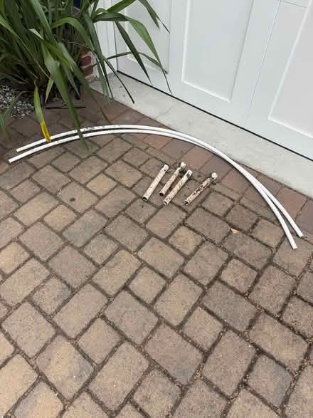 Photo of free pvc pieces and galvinized braces (Redwood city) #1