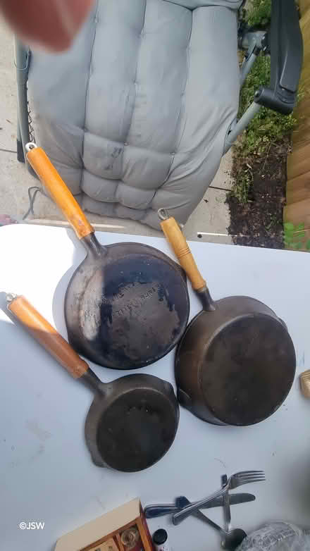 Photo of free Three cast iron skillets (Colindale NW9) #2