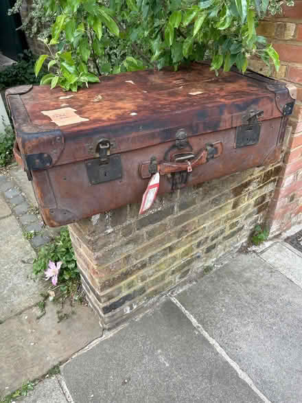 Photo of free Old steamer trunk. (Richmond TW10) #1