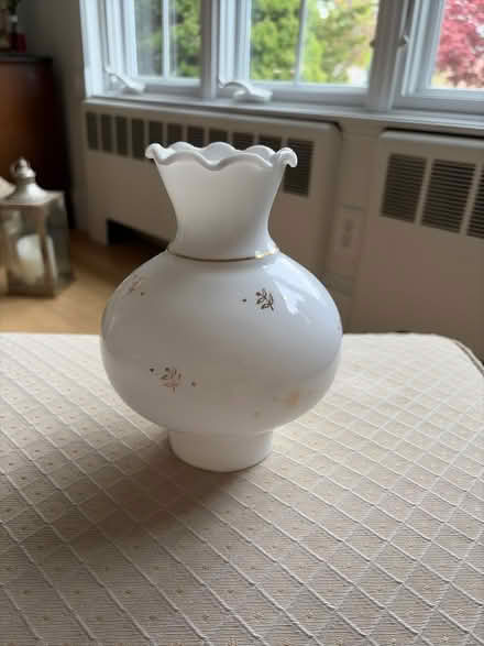 Photo of free Vintage Milk Glass Lamp Chimney (Belmont, MA) #1