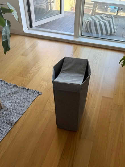 Photo of free Grey laundry basket (Walthamstow Central) #1
