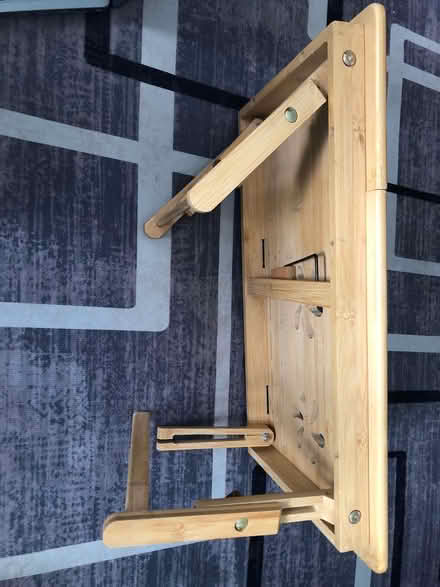 Photo of free Good Wooden Writing Table with fixable minor defects (Chessington KT19) #1