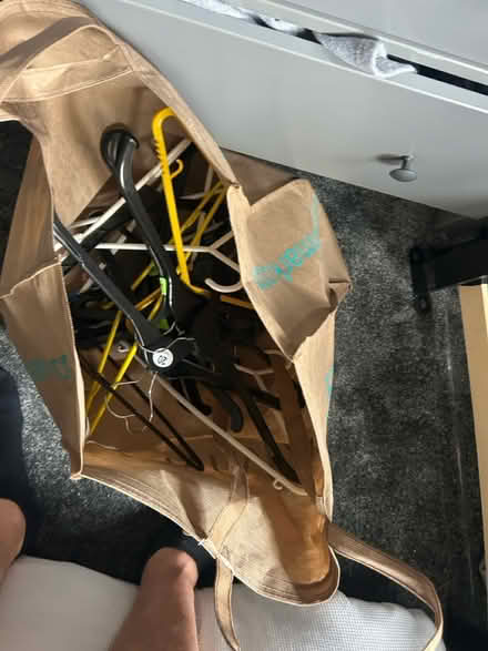 Photo of free Bag of clothes hangers (OX14 Sutton Courtney) #1