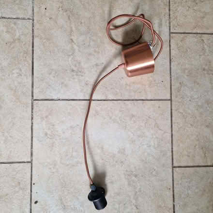 Photo of free copper collored light pendant (Combe Down BA2) #1