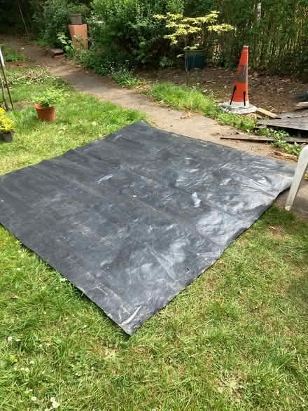 Photo of free Heavyweight black plastic sheet (SE24) #1