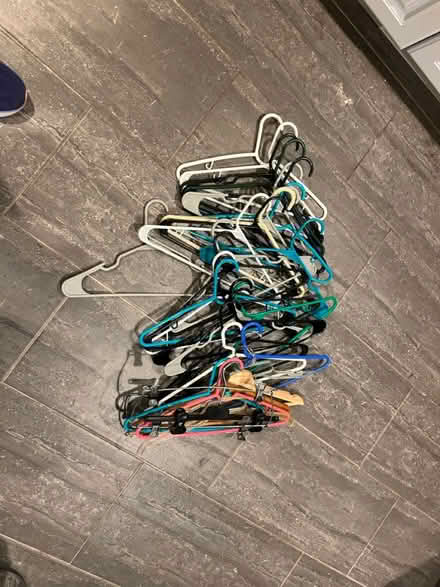 Photo of free Clothes hangers (Randolph Hills (Ashley Drive)) #1