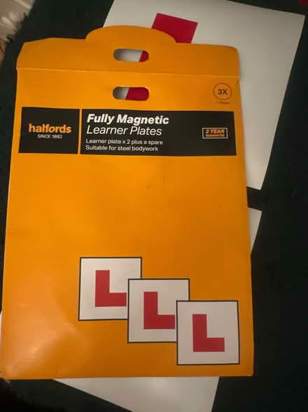 Photo of free magnetic L plates (Cardiff CF5) #2