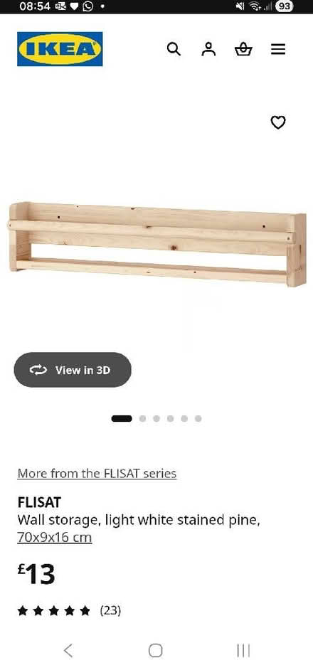 Photo of free Flisat wall shelve (Littlemore OX4) #2