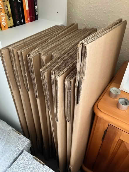 Photo of free 12 flat-packed boxes for moving house -- double-walled (Upper Wolvercote OX2) #1