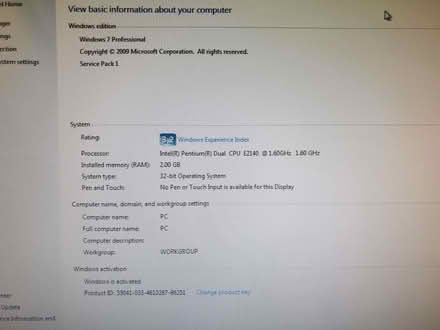 Photo of free Another Old PC- Windows 7 (Breadsall DE21) #2