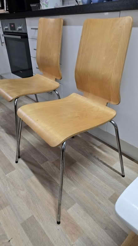 Photo of free 2 wooden chairs (Stratford/Plaistow E13 0) #2