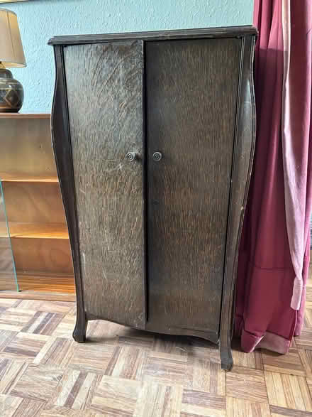 Photo of free Old wood LP cabinet (Headington Hill OX3) #1