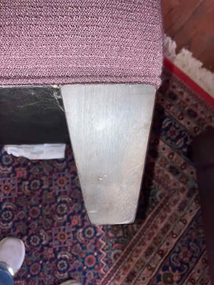 Photo of free Crate and Barrel chair and ottoman (Evanston) #2