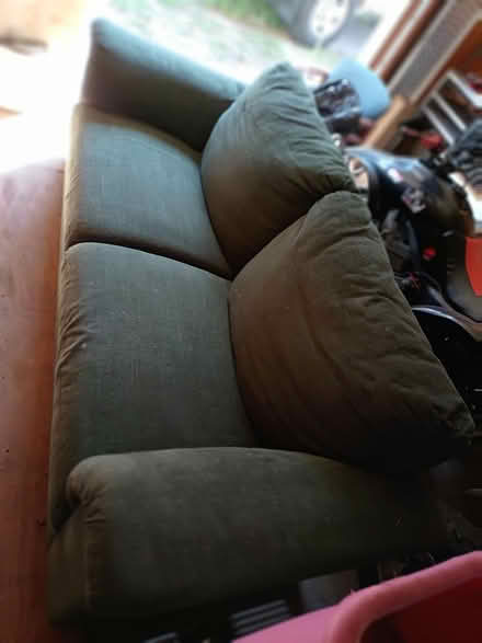 Photo of free green couch (spring Grove) #1