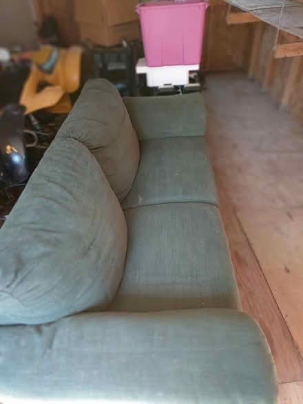 Photo of free green couch (spring Grove) #2