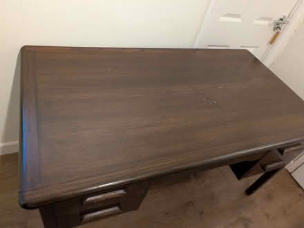 Photo of free Dark wood desk (Carnforth LA5) #2