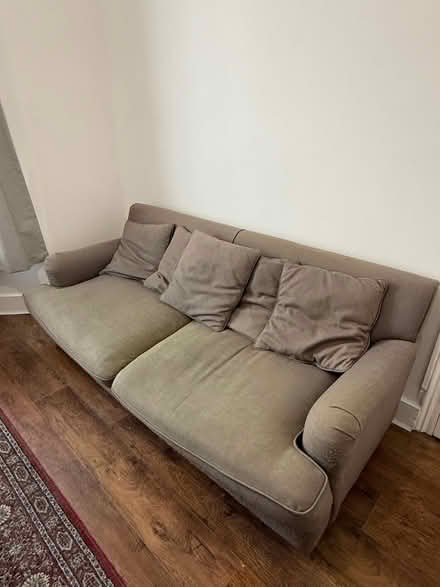 Photo of free 3 seater grey sofa (Grange Court E10) #1