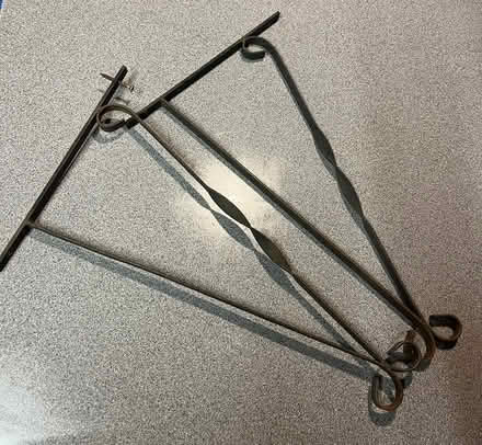 Photo of free 2 x hanging basket brackets (CH43) #1