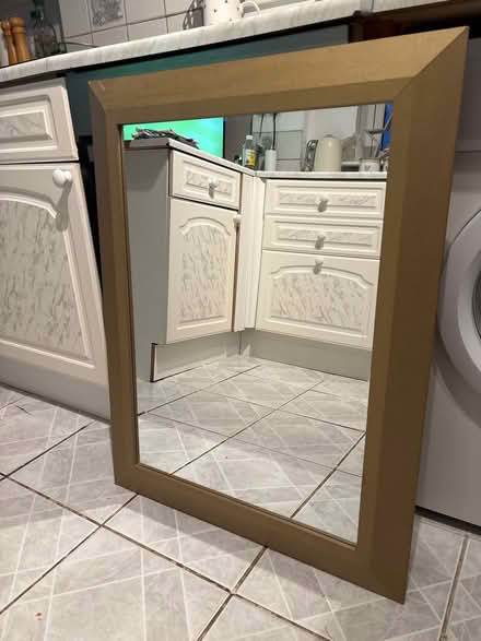 Photo of free Gold edge mirror (Great Sutton) #1