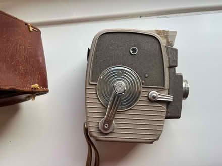 Photo of free Vintage movie camera & leather case (Longton ST3) #1