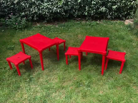 Photo of free Children's table and stool sets (Shoreham Beach. BN43) #1