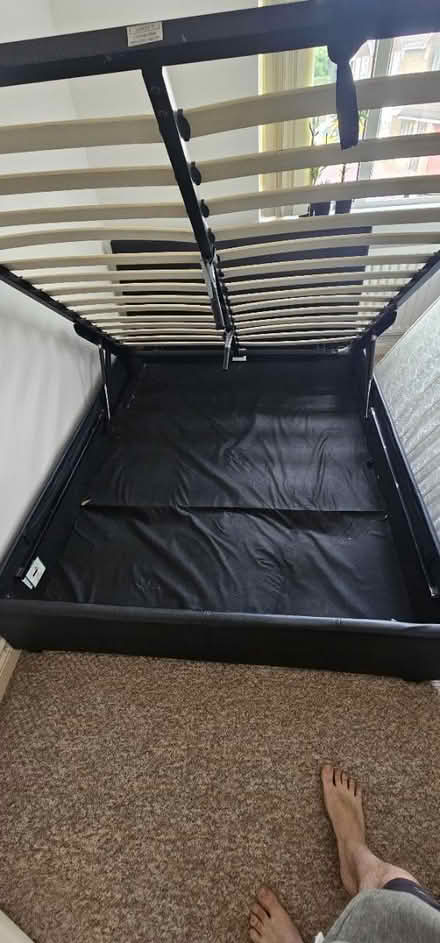 Photo of free Ottoman bed frame and matress (Tipton) #3