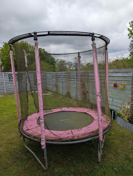 Photo of free 5ft trampolene, pink (Warcop CA16) #3