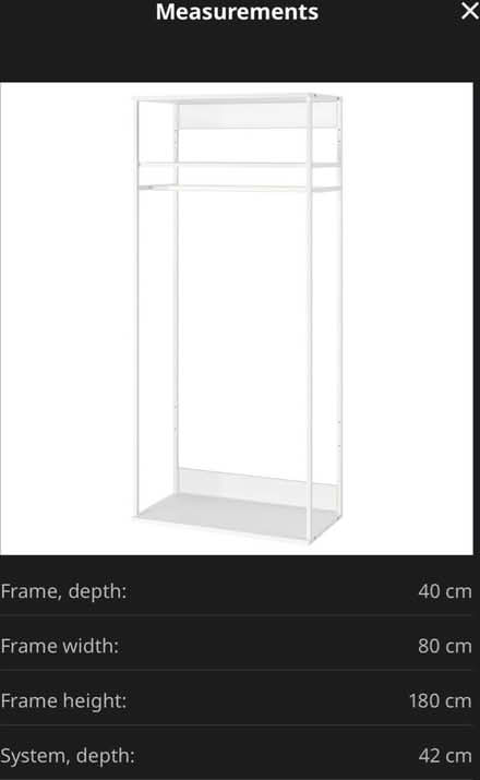 Photo of free IKEA Platsa wardrobe solution (Brixton, SW2) #2