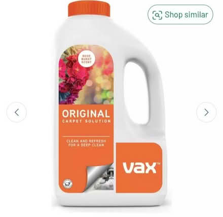 Photo of Vax carpet cleaning fluid (Downhead Park MK15) #1