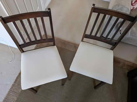 Photo of free Immaculate dining chairs (pair) (Dalkeith EH22) #2