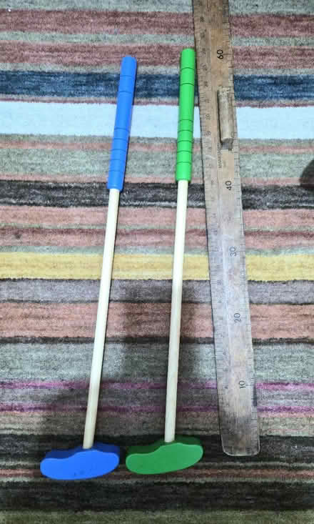 Photo of free Childrens wooden golf clubs toy (Guildford GU1) #2