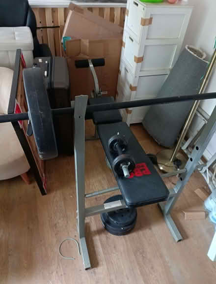 Photo of free Bench press, dumbbells and some weights (Dagenham RM9) #1