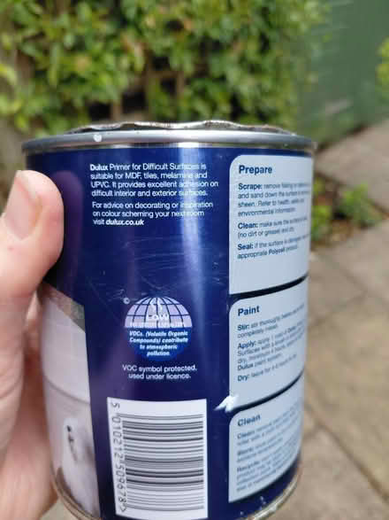 Photo of free 2/3 can primer New Malden (New Malden KT3) #2