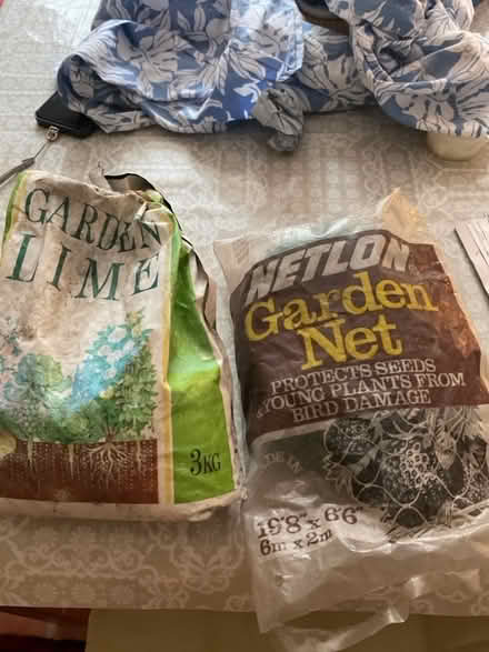 Photo of free Garden lime and garden netting (West Hill TN34) #1