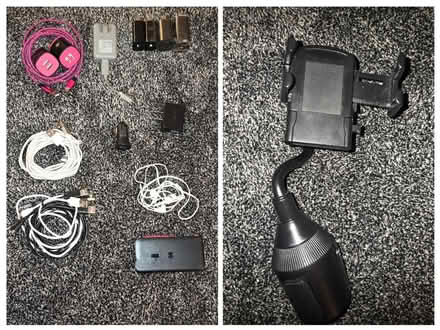 Photo of free Cords, chargers, (cup) phone holder (Randallstown) #1