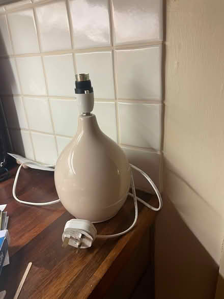 Photo of free Pale beige lamp base (Bengeo SG14) #1