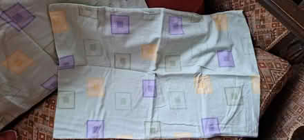 Photo of free Pair of Pillowcases (light green with pattern) (Harrogate HG1) #1