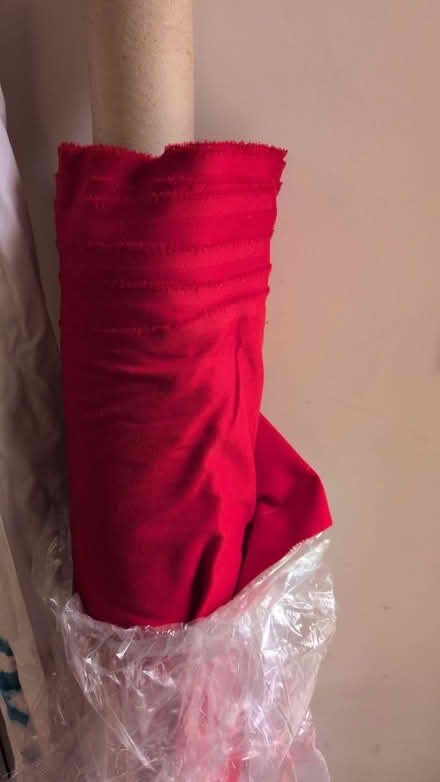 Photo of free 10m red fabric (Isleworth TW7) #1