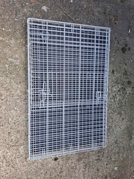 Photo of free Large metal dog crate (ME10) #1