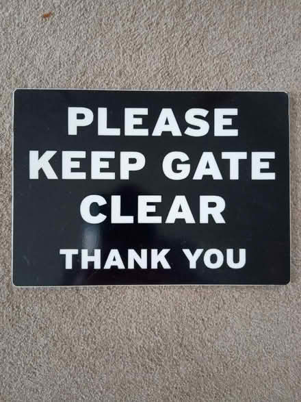Photo of free Gate sign (Oswestry) #1