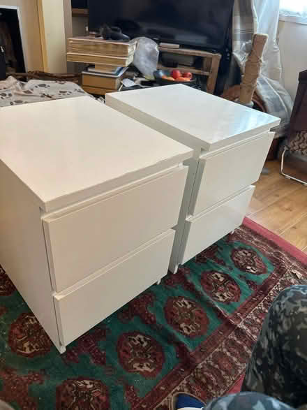 Photo of free 2 x double bedside draws (Wd231LN) #1